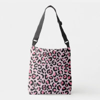 Chic Pink and Black Leopard Print