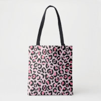 Chic Pink and Black Leopard Print