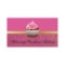 Chic Pink and Gold Cupcake Bakery Business Card