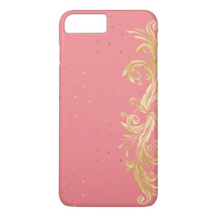 Chic Pink and Gold iPhone 7 Plus Case
