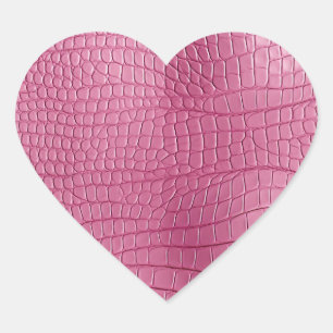 Chic Pink Animal Heart Sticker