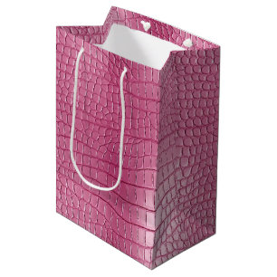 Chic Pink Animal  Medium Gift Bag