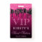 Chic Pink Black Dripping Glitter Sweet Sixteen VIP