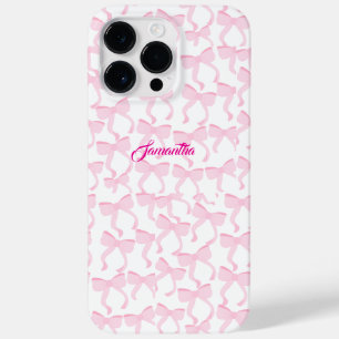 Chic Pink Bows Case-Mate iPhone 14 Pro Max Case