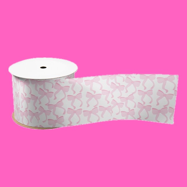 Chic Pink Bows Satin Ribbon (Creator Uploaded)