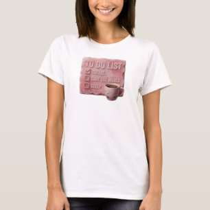 Chic Pink COFFEE FIRST SAVE WORLD Custom Shirt