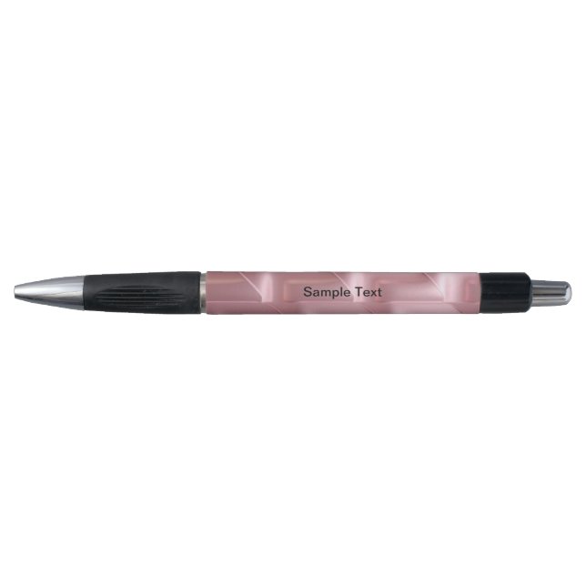 Chic Pink Geometric Pen – Stylish & Sleek (Front)