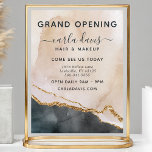 Chic Pink & Gold Watercolor Salon Grand Opening Flyer<br><div class="desc">Announce your salon's grand opening in style with this chic flyer. Featuring a trendy watercolor design in pink,  black,  and gold,  it exudes elegance and sophistication. Easily customisable with your salon's details,  this flyer will attract attention and leave a lasting impression.</div>