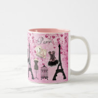 Chic Pink Paris Eiffel Tower Fashion