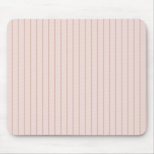 Chic Pink Stripes Mouse Mat