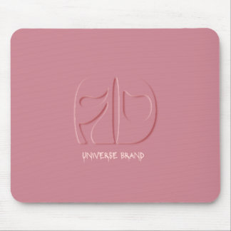 Chic Pink Universe Brand Desk Mat Mouse Mat