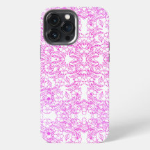 Chic pink vintage Floral Pattern