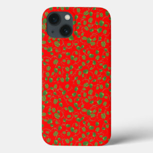 Chic Poppy Buds on Red iPad Air Case-Mate Case