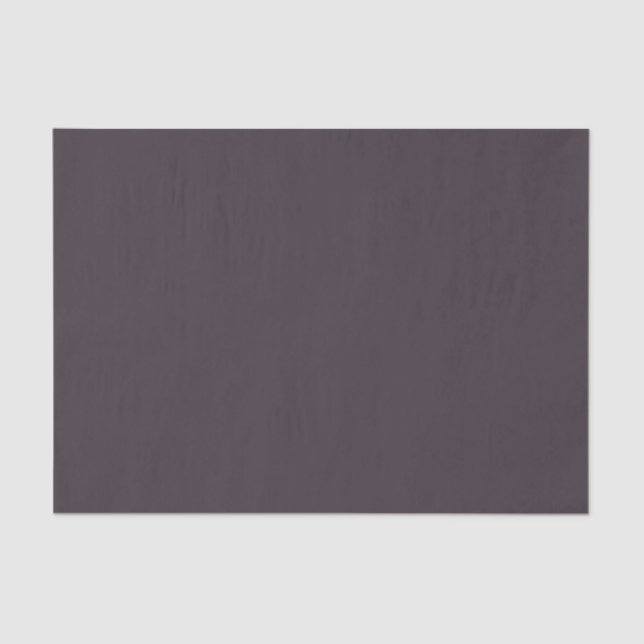 Chic Purple Brown Solid Colour Tissue Paper (Front)