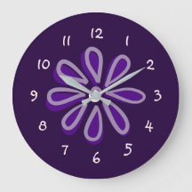 Chic Purple Flower Doodle