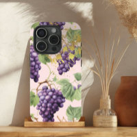 Chic Purple, Pastel Pink and Gold Grape Vine 