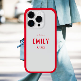 Chic Red Beauty / Fashion Branded Case-Mate iPhone 14 Pro Case