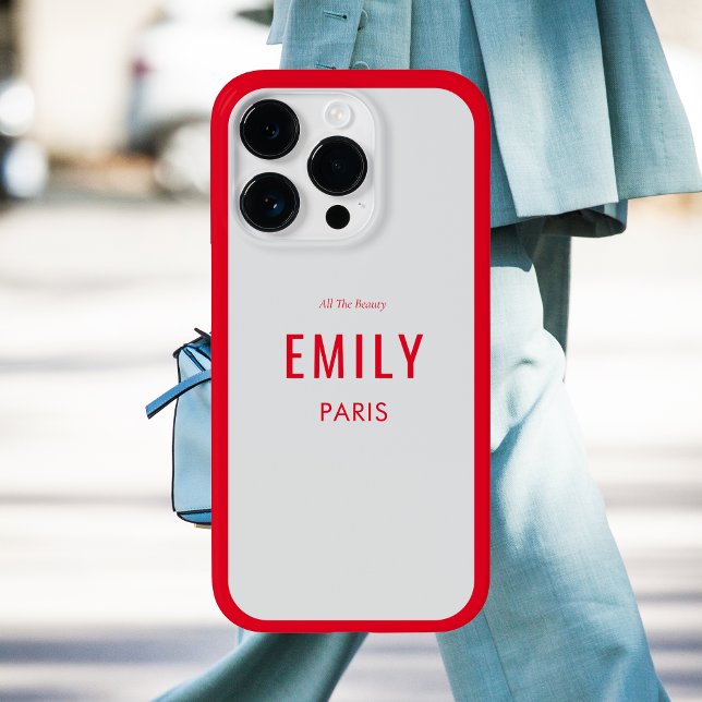 Chic Red Beauty / Fashion Branded Case-Mate iPhone Case (Creator Uploaded)