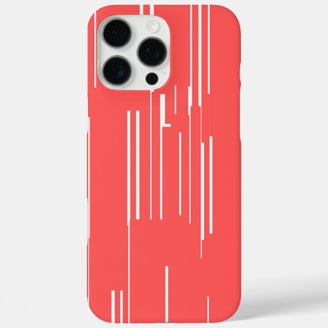 Chic Red Case: Vibrant Minimalism Case-Mate iPhone Case (Back)