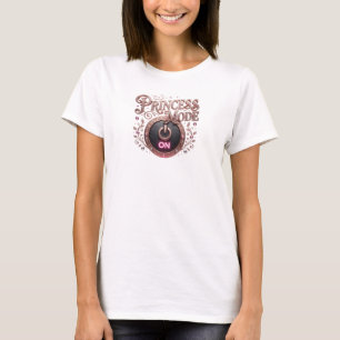 Chic Red PRINCESS MODE ON Wearable Art T-Shirt
