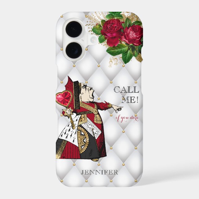 Chic Red Vintage Queen of Hearts  (Back)