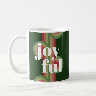 Chic Retro Funky Abstract Waves Art Pattern Coffee Mug