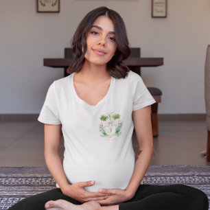 Chic Retro Palm Springs Baby Shower   Mom-to-Be T-Shirt