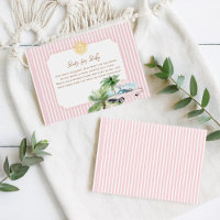 Chic Retro Palms | Books for Baby Shower