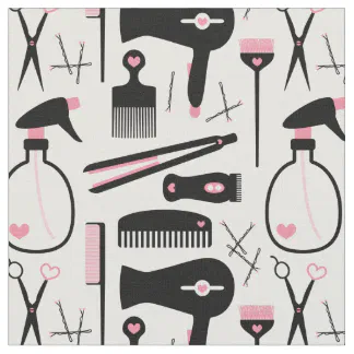 Modern pastel pink grey arrow brushstrokes pattern fabric