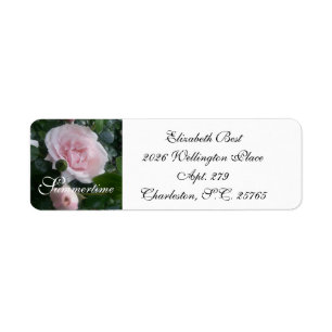 CHIC-RETURN ADDRESS LABEL_NEW DAWN ROSES