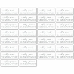 Chic Return Address Labels 3.42 x 1.45 inch 30x