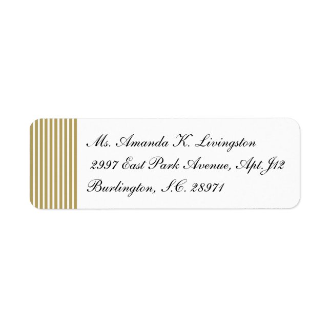CHIC RETURN LABEL_3845 KAKKI/WHITE STRIPES (Front)