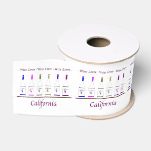 CHIC RIBBON_WINE LOVER DESIGN GROSGRAIN RIBBON