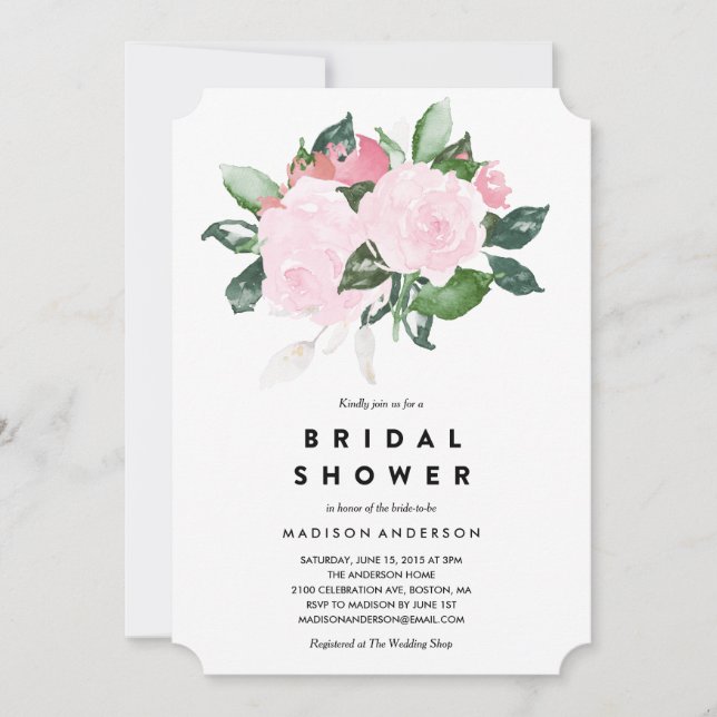 Chic Romance | Bridal Shower Invitation (Front)