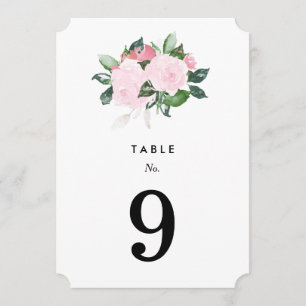 Chic Romance   Table Numbers