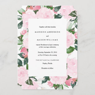 Chic Romance Wedding Invitation
