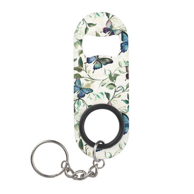 Chic Romantic Blue Butterflies Bridal Shower (Front)