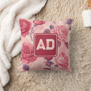 Chic Romantic  Rose Keepsake Pillow