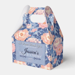 Chic Rose Birthday Favour Box For Spring Birthday
