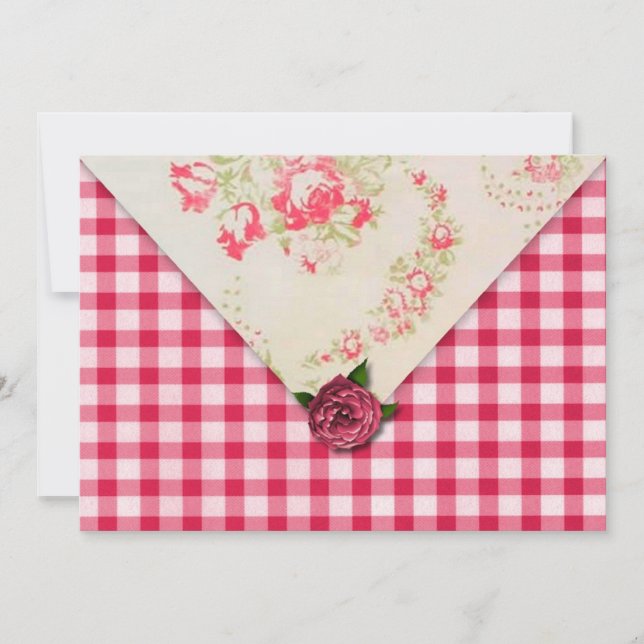 Chic Rose Save The Date (Front)