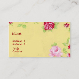 Chic Roses Business Card