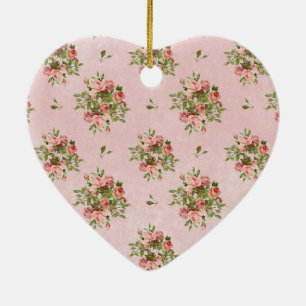 Chic Roses Ceramic Tree Decoration