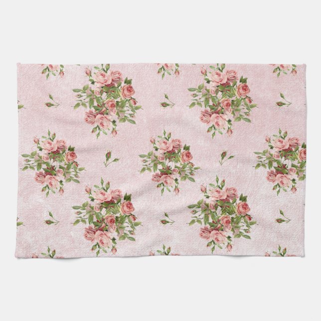 Chic Roses Tea Towel (Horizontal)