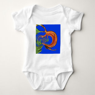 Chic Round Hakuna Matata Navy Blue collection Baby Bodysuit