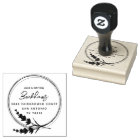 Chic Rustic Lavender Married Couple Return Address