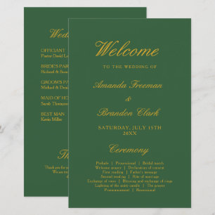 Chic Sage Green and Gold Elegant Wedding