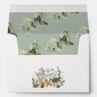 Chic Sage Green Australian Animals Return Address