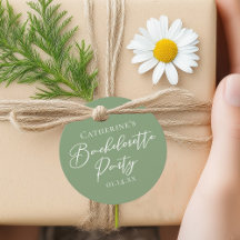 Chic Sage Green Bachelorette Party Personalized