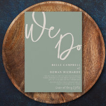 Chic Sage Green & Beige Wedding