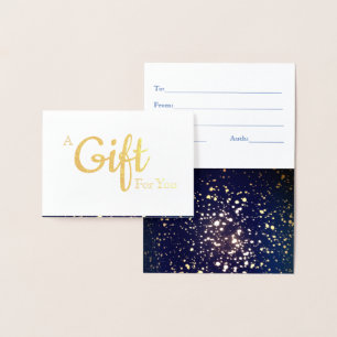 Chic Salon Spa Foil Gift Card
